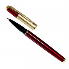 Ball Pen With Golden Trims Red